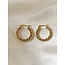 'Pam' Hoops Gold - Stanless steel (2.2 CM)