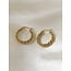 'Pam' Hoops Gold - Stanless steel (2.2 CM)