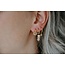 Boucles d'oreilles 'Voici le soleil' Or - Acier inoxydable