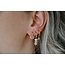 Boucles d'oreilles 'Voici le soleil' Argent - Acier inoxydable