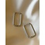 Boucles d'Oreilles 'Madame' Argent - Acier Inoxydable