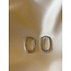 Petites Boucles d'Oreilles 'JANA' Basiques Argent - Acier Inoxydable