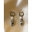 Dora & pearl Leopard Earrings Silver- Stainless steel