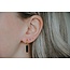 Pendientes de ‡gata negro Rosaleee - Acero inoxidable