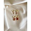 Sand Stone  Earrings Gold - Stainless Steel