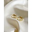 Boucles d'Oreilles 'Caroline' Or - Plaqué Or 14K