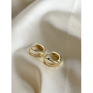 'Caroline' Earrings Gold - 14K Gold Plated