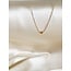 'Ein glückliches Herz' Halskette Gold - Edelstahl