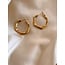 'Gigi' Earrings Gold - Stainless Steel