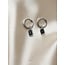 Boucles d'Oreilles 'Karma' Argent - Acier Inoxydable