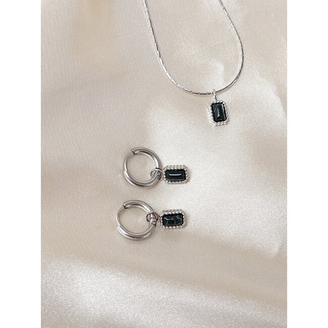 'Karma' Necklce Silver Stainless Steel Notbranded