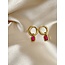 Pendientes de Karma 'Gold Pink - Acero inoxidable