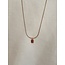 Collier 'Karma' Or Rose - Acier Inoxydable