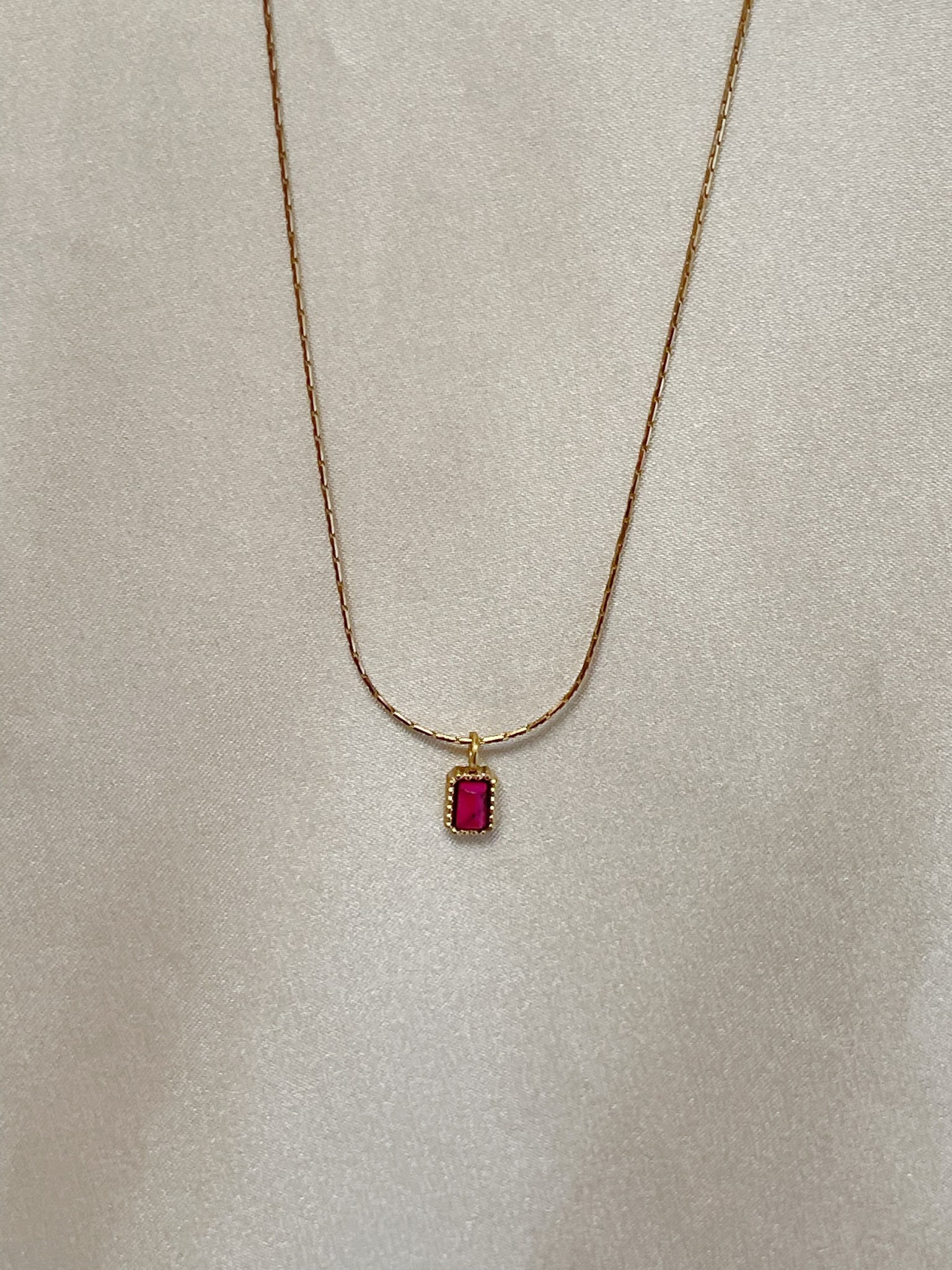 'Karma' Necklce Gold Stainless Steel Notbranded