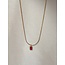 Collier 'Karma' Or Rose - Acier Inoxydable