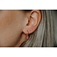 Boucles d'Oreilles 'Karma' Or Rose - Acier Inoxydable