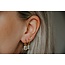 Boucles d'oreilles 'Leonore' blanc - acier inoxydable