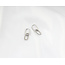 Boucles d'oreilles 'Charlotte' Argent- Acier Inoxydable