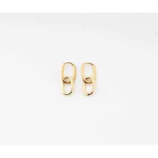 'Nova' earrings Gold - Stainless Steel