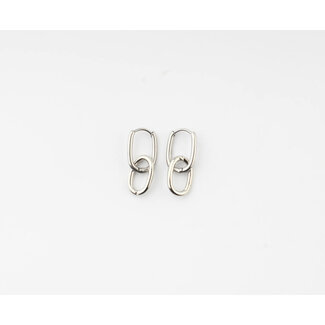 Pendientes de Nova 'Silver - Acero inoxidable