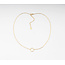 Circle Necklace Gold - stainless steel