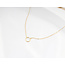 Circle Necklace Gold - stainless steel