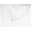 Collier Cercle Argent- acier inoxydable