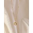 Sunrise 'White Shell Necklace Gold - Acciaio inossidabile