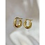 'Lidia' earrings gold - stainless steel