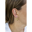 Boucles d'oreilles carrées tournées 2,2 cm - Plaqué or