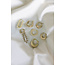 Round Turned Hoops - Gold Plated (verguld)