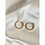 Round Turned Hoops - Gold Plated