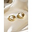 'Elly' Earringd Gold - Stainless Steel