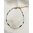 'Tira' Armband Nutural Stones Light - Edelstahl