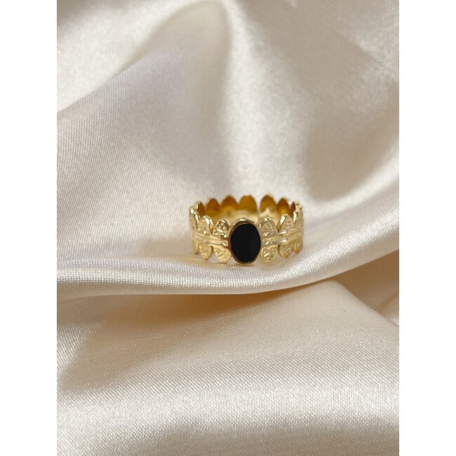 Didi 'Ring Black & Gold - Regolable