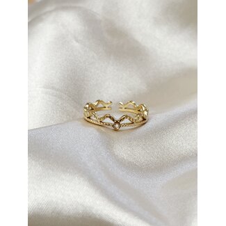 NOOR 'Ring Gold - Acciaio inossidabile