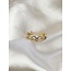 'Noor' Ring Gold - Edelstahl