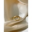 'Ava' ring gold - stainless steel (adjustable)