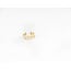 Daisy flowers earcuff gold - stainless steel