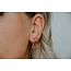 Boucles d'oreilles 'Joanna' or multicolore - acier inoxydable