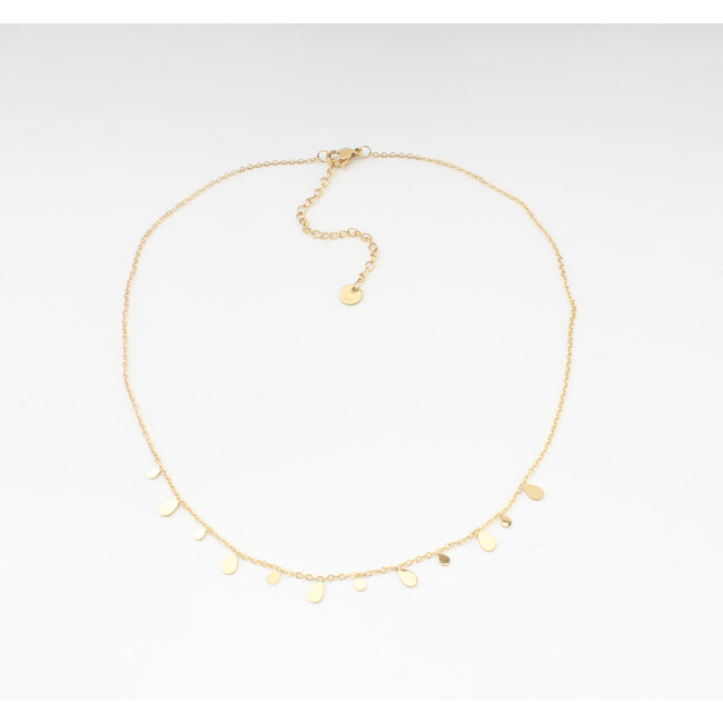 Halskette 'Fabienne' Gold - Edelstahl