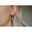 Boucles d'Oreilles Tiges Zircon Blanc - acier inoxydable