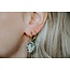 Boucles d'oreilles Tiny Heart Or & Vert - acier inoxydable