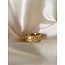 'Laure' ring gold - stainles steel (verstelbaar)