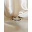 'Mika' ring silver - stainless steel (adjustable)