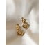 'I Heart You' Earrings gold - Stainless steel