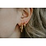 Boucles d'oreilles 'Marrakech' or - acier inoxydable