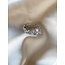 'Lora' ring silver - stainless steel (verstelbaar)