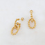 'Zizi' earrings gold - Stainless steel