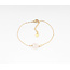 Bracelet Coeur Quartz Rose - acier inoxydable